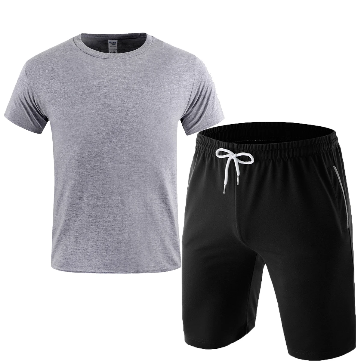 2021 Summer Men's T-shirt Set 2 Piece Men's Sportswear Suit Basketball Sports Fitness Pure Cotton Short Sleeve Men's Suit
2021 Summer Men's T-shirt Set 2 Piece Men's Sportswear Suit Basketball Sports Fitness Pure Cotton Short Sleeve Men's Suit