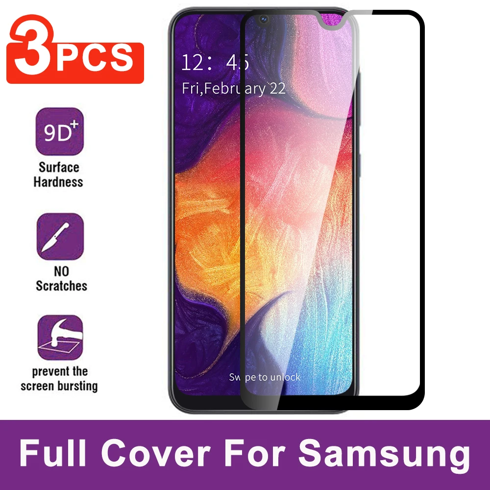9D защитный Стекло на samsung A8 плюс A9 A5 2020 A40 A20S A70 A30S Экран протектор для A10 A10S M10 A20 A30