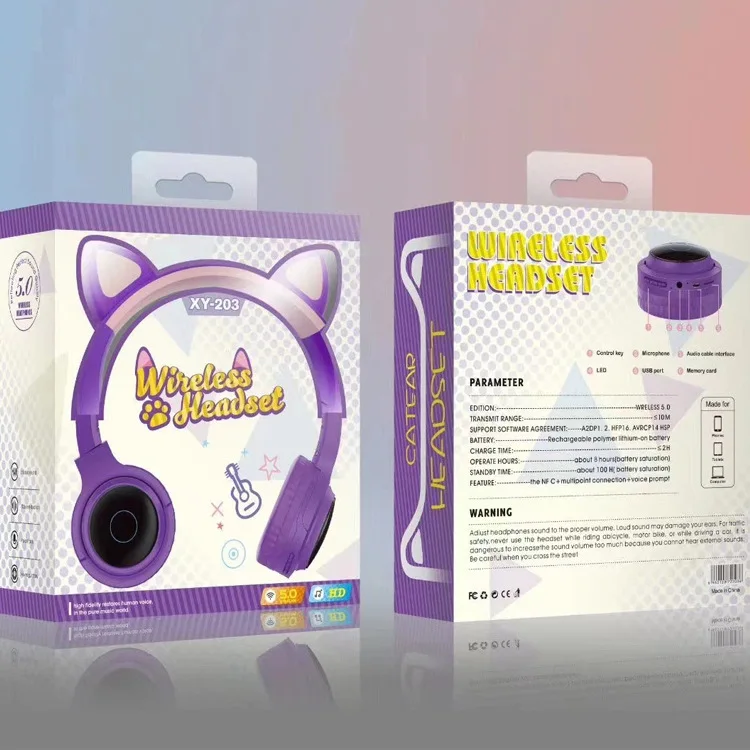 New LED Light Portable Wireless Headphones Bluetooth Stereo Foldable Headset Audio Mp3 Adjustable Earphones With Mic For Music
New LED Light Portable Wireless Headphones Bluetooth Stereo Foldable Headset Audio Mp3 Adjustable Earphones With Mic For Music