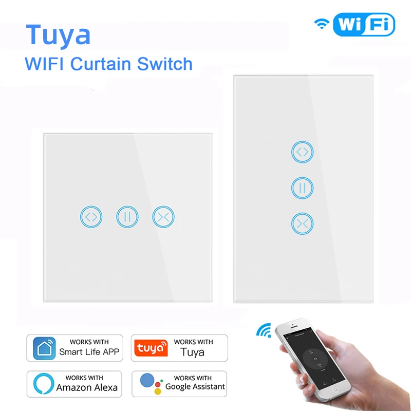 Сенсорный роликовый затвор Tuya Smart Life, ЕС, США, Wi-Fi, переключатель для штор с электроприводом, дистанционное управление через Alexa,Google
Сенсорный роликовый затвор Tuya Smart Life, ЕС, США, Wi-Fi, переключатель для штор с электроприводом, дистанционное управление через Alexa,Google