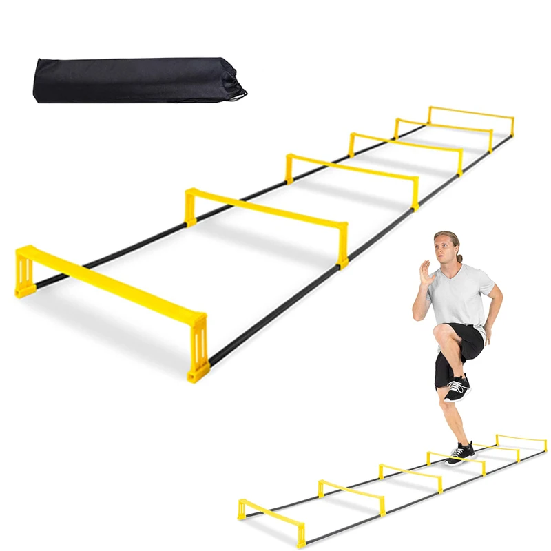 Adjustable Agility Training Ladder With Carry Bag for Soccer Training Equipment Fitness Improve Speed Coordination Nylon Ladders
Adjustable Agility Training Ladder With Carry Bag for Soccer Training Equipment Fitness Improve Speed Coordination Nylon Ladders