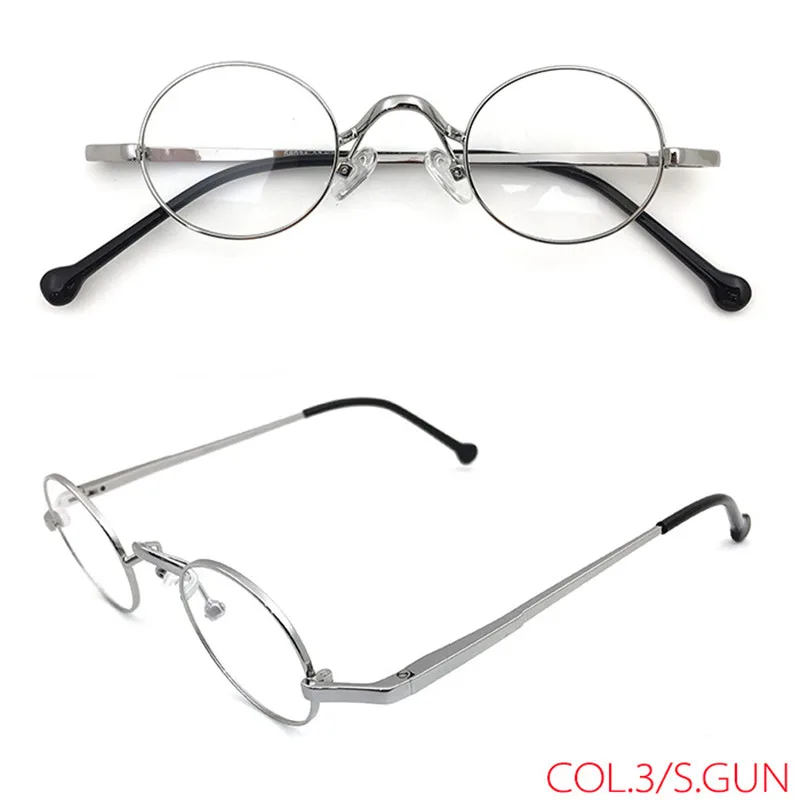 Zerosun Oval Eyeglasses Men Women Small Glasses Frame Man for High Prescription Nerd Spectacles Gold Grey Eyeglass Men's | Аксессуары