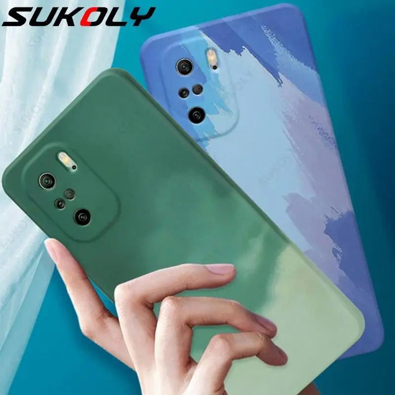 Square Watercolor Liquid Silicone Phone Case For Xiaomi Redmi K40 Pro Mi Poco F3 Mi 11 Shockproof Lens Protection Soft Cover
Square Watercolor Liquid Silicone Phone Case For Xiaomi Redmi K40 Pro Mi Poco F3 Mi 11 Shockproof Lens Protection Soft Cover