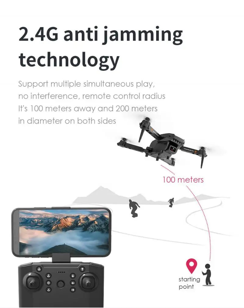 L703 Folding Drone 4K Aerial Photography Dual Camera Quadcopter Remote Control Aircraft Compatible Wi-Fi App Mobile Control New
L703 Folding Drone 4K Aerial Photography Dual Camera Quadcopter Remote Control Aircraft Compatible Wi-Fi App Mobile Control New