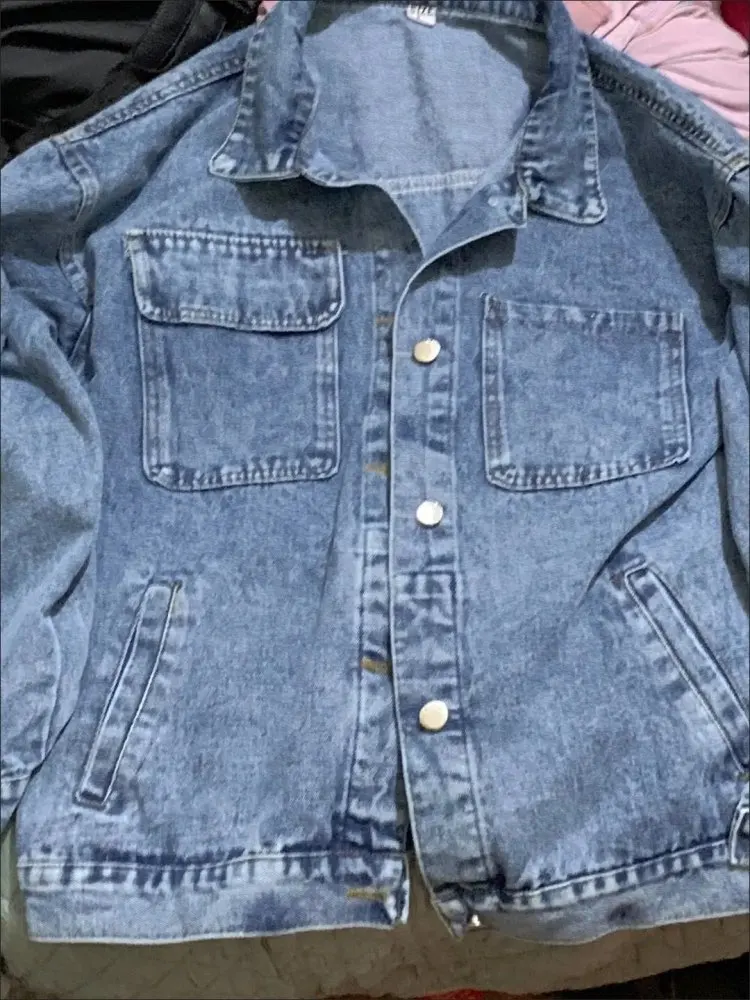 New Large Size Loose Denim Female Coat Retro Street Korean Style Wild Casual Couple Jacket Korean Ins Tide Jackets Denim 2021
New Large Size Loose Denim Female Coat Retro Street Korean Style Wild Casual Couple Jacket Korean Ins Tide Jackets Denim 2021