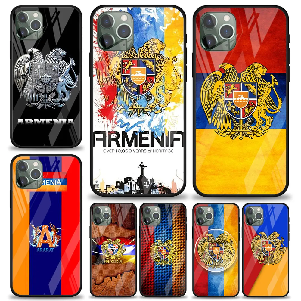 Armenia Armenians Flag for Apple iPhone 12 Pro Max Mini 11 Pro XS Max X XR 6S 6 7 8 Plus Luxury Tempered Glass Phone Case
Armenia Armenians Flag for Apple iPhone 12 Pro Max Mini 11 Pro XS Max X XR 6S 6 7 8 Plus Luxury Tempered Glass Phone Case