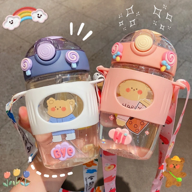 New Style 420ml DIY Cute Straw Cup Portable Water Bottle Stylish Waterbottle with Straw Water Cup Free Straps and Accessories
New Style 420ml DIY Cute Straw Cup Portable Water Bottle Stylish Waterbottle with Straw Water Cup Free Straps and Accessories
