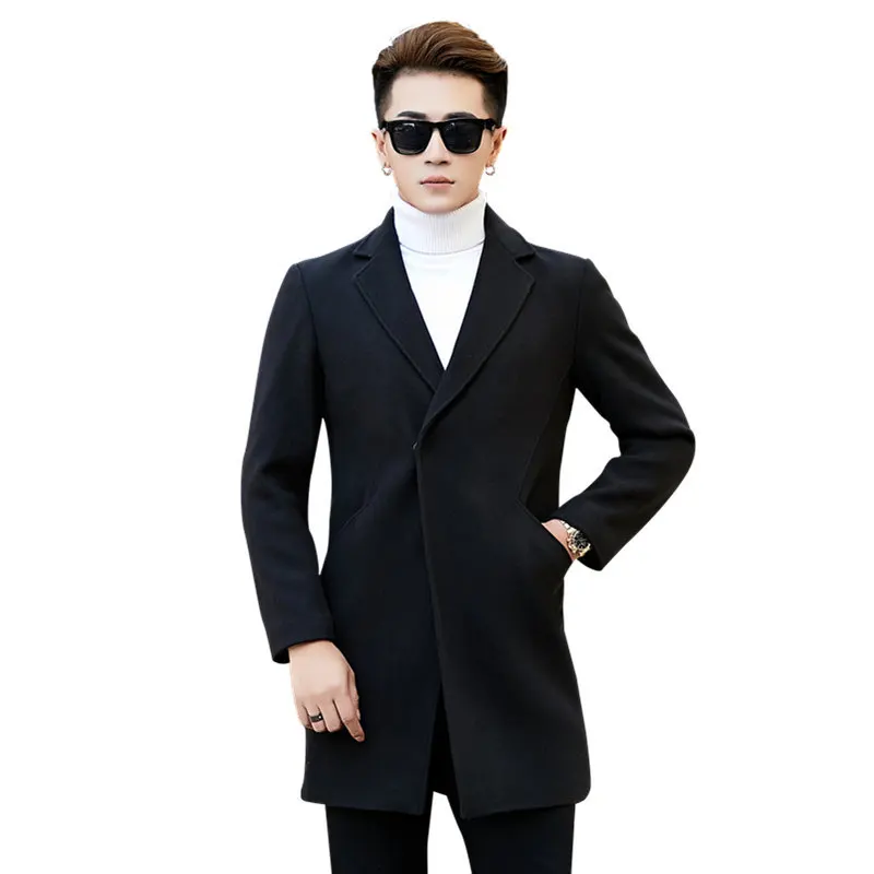 Winter new men's wool coat male men's casual coat male woolen windbreaker man
Winter new men's wool coat male men's casual coat male woolen windbreaker man