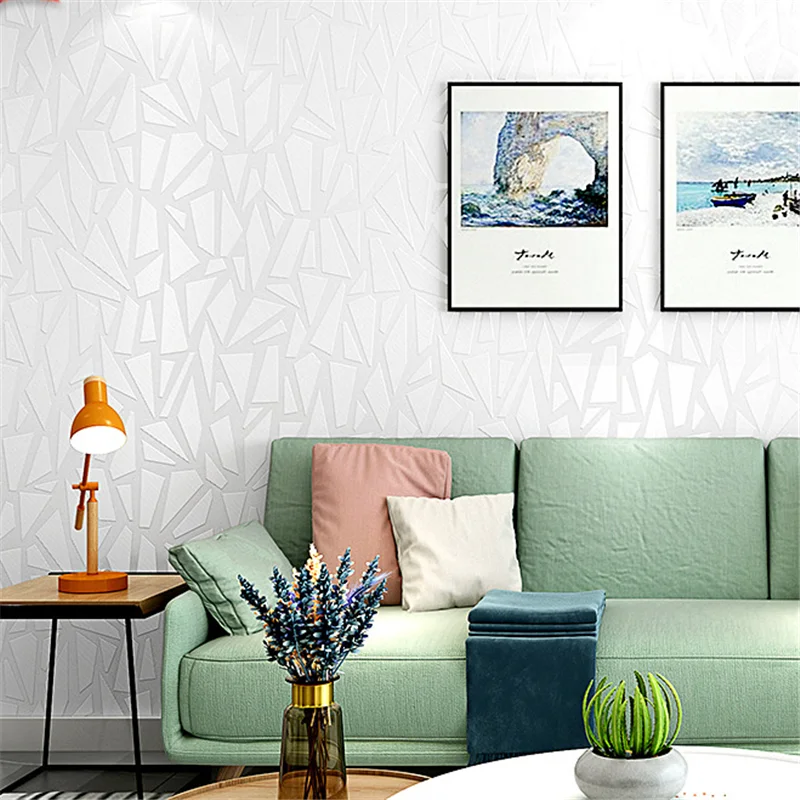 Beibehang белый чистый белый узор, современный минималистичный магазин одежды, скандинавский геометрический фон для спальни, гостиной 
Beibehang белый чистый белый узор, современный минималистичный магазин одежды, скандинавский геометрический фон для спальни, гостиной