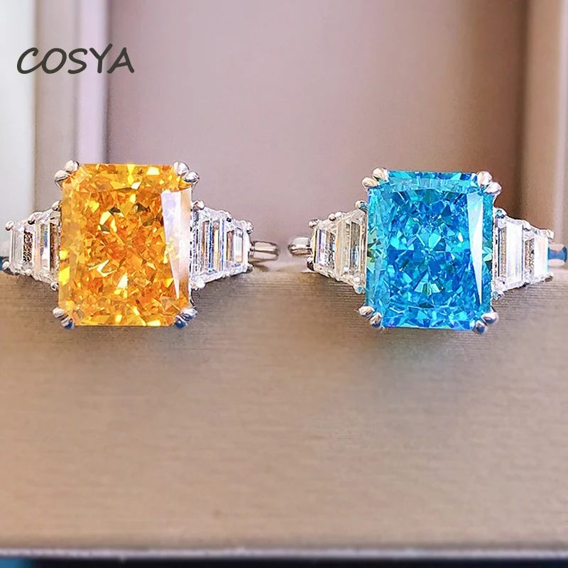 COSYA 100% 925 стерлингового серебра прямоугольный 8*10 мм с высоким содержанием углерода с бриллиантовым льдом с цветочками, Обручение для Для жен...
COSYA 100% 925 стерлингового серебра прямоугольный 8*10 мм с высоким содержанием углерода с бриллиантовым льдом с цветочками, Обручение для Для жен...