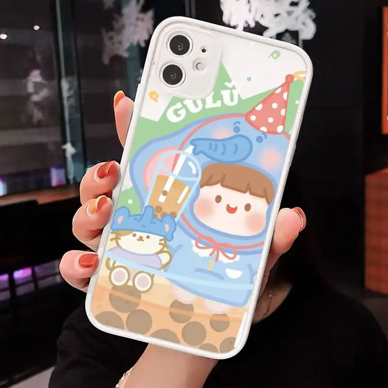 Cute painting cartoon Phone Cases Matte transparent For White iPhone 12 Mini 11 Pro XR XS Max 7 8 Plus X Back Cover
Cute painting cartoon Phone Cases Matte transparent For White iPhone 12 Mini 11 Pro XR XS Max 7 8 Plus X Back Cover