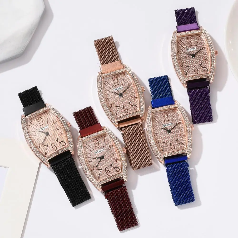Luxury Watch Women Rose Gold Magnetic Bracelet Watches Square Dial Dress Watch Quartz Wristwatch Ladies Clock relogio feminino
Luxury Watch Women Rose Gold Magnetic Bracelet Watches Square Dial Dress Watch Quartz Wristwatch Ladies Clock relogio feminino