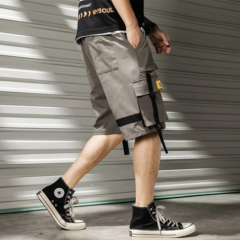 Streetwear 2021 Summer Casual Shorts Men Fashion Ribbons Pockets Cargo Shorts Bermuda Solid Hip Hop Men's Shorts
Streetwear 2021 Summer Casual Shorts Men Fashion Ribbons Pockets Cargo Shorts Bermuda Solid Hip Hop Men's Shorts