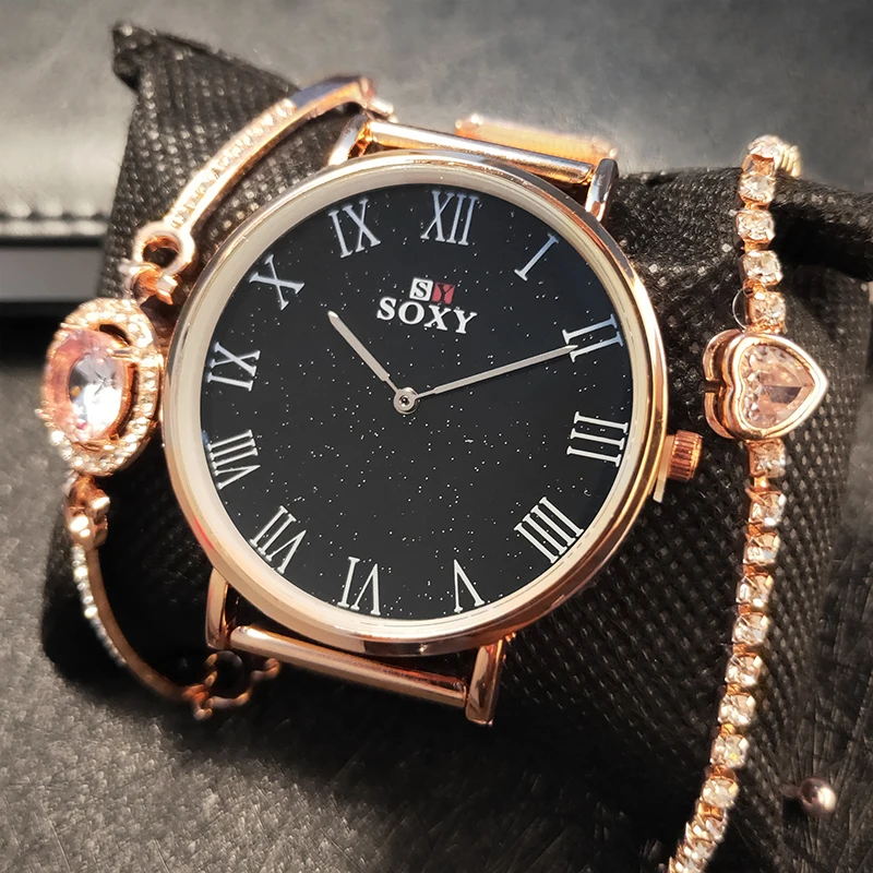 Women's Watch Jewelry Sets Starry Sky Watch Women Watches Fashion Casual Mesh Steel Wristwatch Dress Ladies Clock reloj mujer
Women's Watch Jewelry Sets Starry Sky Watch Women Watches Fashion Casual Mesh Steel Wristwatch Dress Ladies Clock reloj mujer