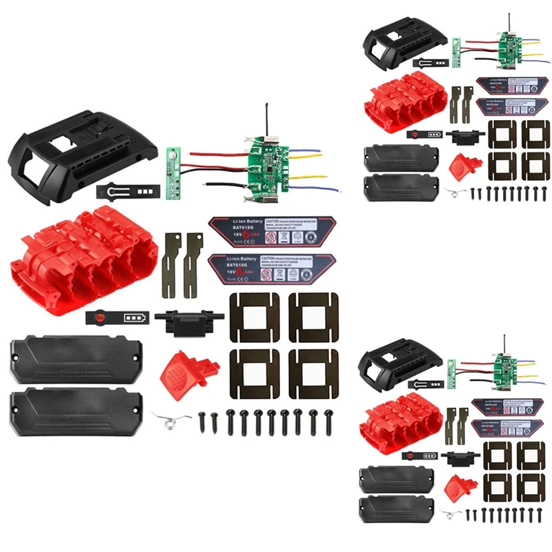 BAT618 Li-Ion Battery Plastic Case Charging Protection Circuit Board PCB Shell Box Housing For 18V
BAT618 Li-Ion Battery Plastic Case Charging Protection Circuit Board PCB Shell Box Housing For 18V