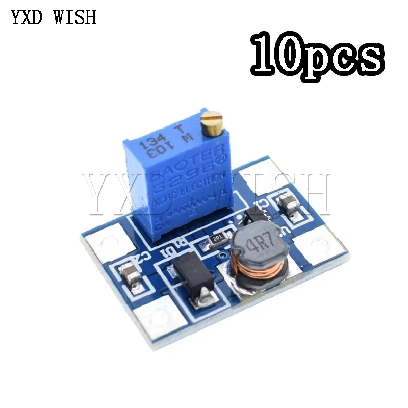 10pcs SX1308 DC-DC 2-24V to 2-28V Step Up Adjustable Power Module Step Up Boost Converter Large current 2A SX1308 
10pcs SX1308 DC-DC 2-24V to 2-28V Step Up Adjustable Power Module Step Up Boost Converter Large current 2A SX1308