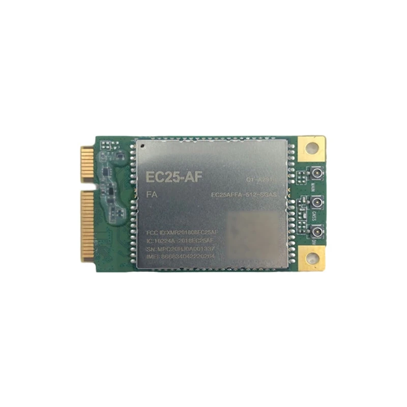 Φ PCIe 4G LTE модуль, глобальная полоса, совместимая с модулем EC25 
Φ PCIe 4G LTE модуль, глобальная полоса, совместимая с модулем EC25