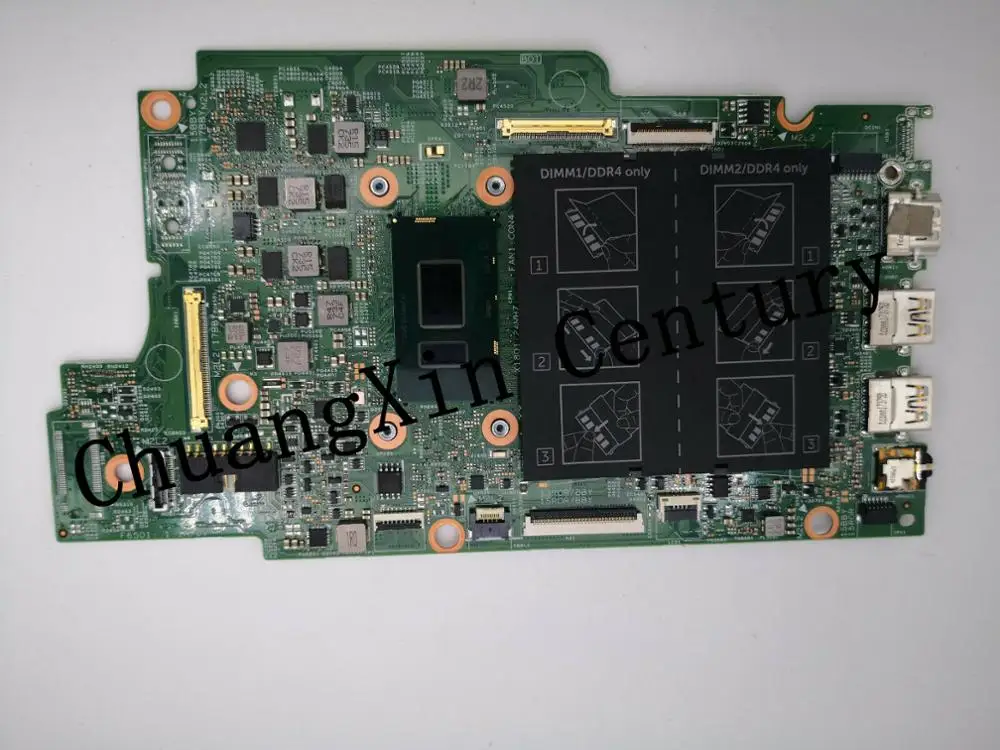 Для Dell Inspiron 15 5579 13 5379 Материнская плата ноутбука 0DNKMK CN материнская с i7 8550/8650U 100%