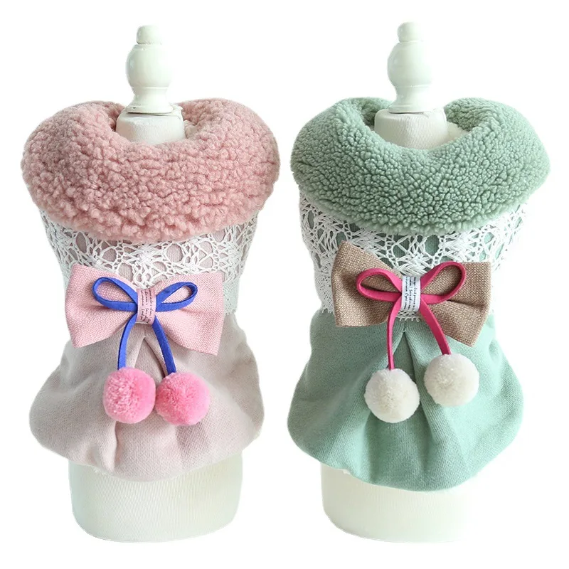 Winter Dog Parkas with Lovely Bowknot Pompon Green Dog Coat Big Collar Solid XS Pet Costumes Doggie Clothes Teddy Corgi Yorkie
Winter Dog Parkas with Lovely Bowknot Pompon Green Dog Coat Big Collar Solid XS Pet Costumes Doggie Clothes Teddy Corgi Yorkie