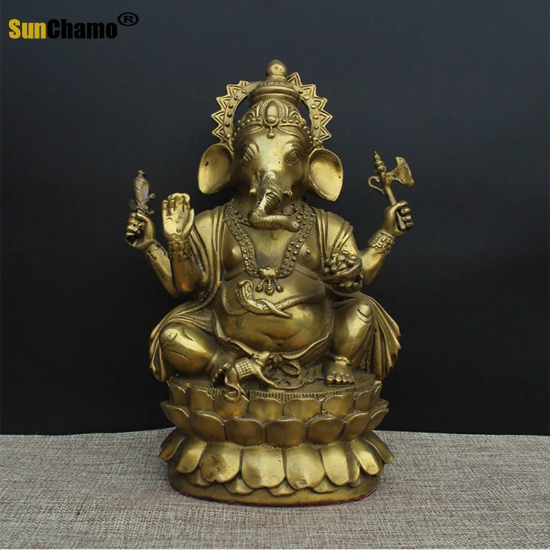 Pure Copper Brass Elephant Wealth Elephant Trunk God Indian Elephant Tantric Red Wealth God Lucky Feng Shui God Lucky Decoration
Pure Copper Brass Elephant Wealth Elephant Trunk God Indian Elephant Tantric Red Wealth God Lucky Feng Shui God Lucky Decoration