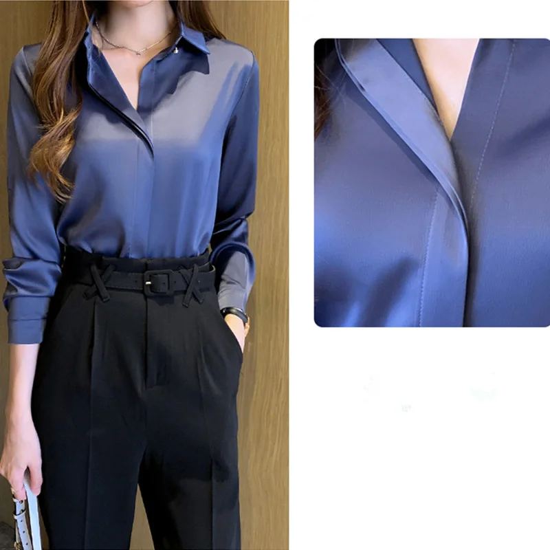 Silk Shirts Women White Shirt Women Long Sleeve Shirts Blouse Office Lady Satin Silk Blouse Tops Plus Size Woman Basic Shirt Top
Silk Shirts Women White Shirt Women Long Sleeve Shirts Blouse Office Lady Satin Silk Blouse Tops Plus Size Woman Basic Shirt Top