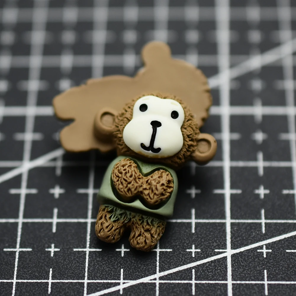 1pcs/lot resin flat back Simulation animal monkey 23mm Cabochons Scrapbooking Hair Bow Center DIY Christmas decration
1pcs/lot resin flat back Simulation animal monkey 23mm Cabochons Scrapbooking Hair Bow Center DIY Christmas decration