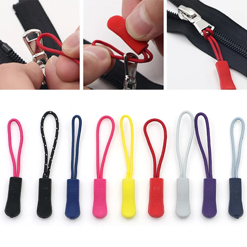 10pcs Zipper Pull Puller End Fit Rope Tag Replacement Clip Broken Buckle Fixer Zip Cord Tab Travel Bag Suitcase Tent Backpack
10pcs Zipper Pull Puller End Fit Rope Tag Replacement Clip Broken Buckle Fixer Zip Cord Tab Travel Bag Suitcase Tent Backpack