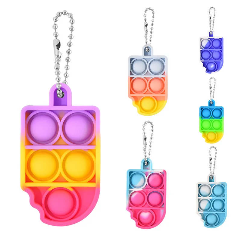 6 Pack Silicone Pop Fidget Toys Ice Cream Shape Keychains Push Poppet Bubble Fidgets Sensory Soft Squeeze Popping Squishy Toy
6 Pack Silicone Pop Fidget Toys Ice Cream Shape Keychains Push Poppet Bubble Fidgets Sensory Soft Squeeze Popping Squishy Toy