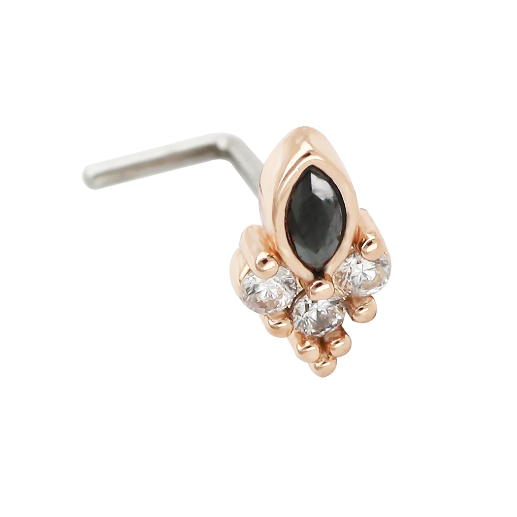 JHJT 20G Nose Studs Rings L Shaped Star Cubic Zirconia Nostril Rings Nariz Nose Piercing Jewelry
JHJT 20G Nose Studs Rings L Shaped Star Cubic Zirconia Nostril Rings Nariz Nose Piercing Jewelry