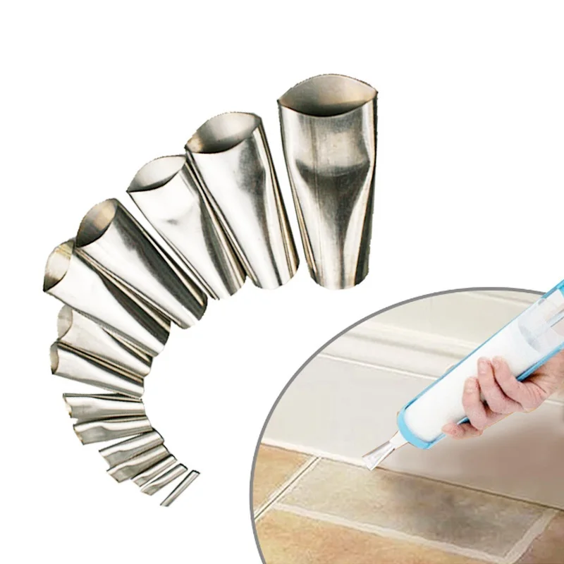 Caulking Nozzle Applicator Finishing Tools Glass Glue Gun Head Stainless Steel Mouth For The Renovator Scraper Grout Tool Part
Caulking Nozzle Applicator Finishing Tools Glass Glue Gun Head Stainless Steel Mouth For The Renovator Scraper Grout Tool Part