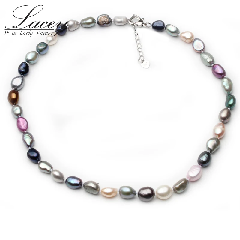 Multi Color Freshwater Pearl Necklace 925 Silver Jewelry,Fashion Baroque Pearl Necklace For Women Real Natural Pearl Necklace
Multi Color Freshwater Pearl Necklace 925 Silver Jewelry,Fashion Baroque Pearl Necklace For Women Real Natural Pearl Necklace