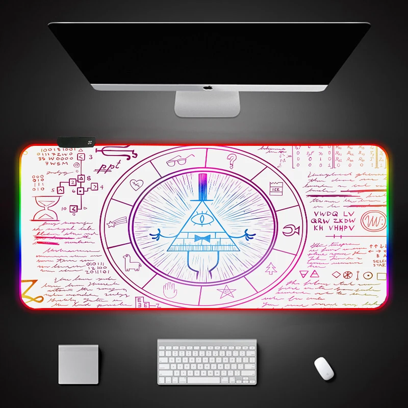 MRGLZY Suitable for Luminous Mouse Pad Oversized Gaming Gaming Keyboard Pad Rgb Mouse PEating Chicken Gaming Mouse Gaming Desk
MRGLZY Suitable for Luminous Mouse Pad Oversized Gaming Gaming Keyboard Pad Rgb Mouse PEating Chicken Gaming Mouse Gaming Desk