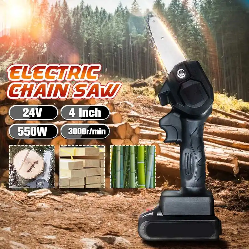 4 inch 3000r/min Electric Cordless Chain Saw Brushless Motor Woodworking Power Tools Electric Chainsaw Angle Grinder
4 inch 3000r/min Electric Cordless Chain Saw Brushless Motor Woodworking Power Tools Electric Chainsaw Angle Grinder