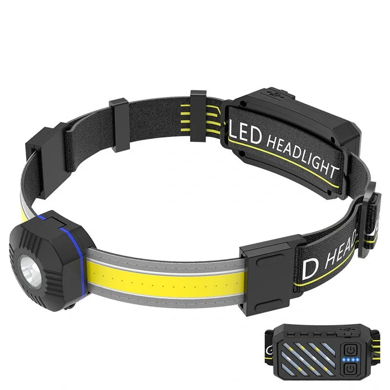 XPG+COB Headlamp Adjustable USB Rechargeable Headlight Night Warning Searchlight Outdoor Jogging Fishing Hunting Camping
XPG+COB Headlamp Adjustable USB Rechargeable Headlight Night Warning Searchlight Outdoor Jogging Fishing Hunting Camping