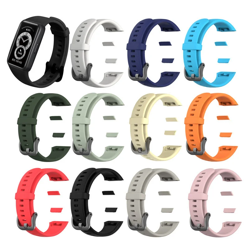 Ремешок силиконовый для Huawei Band 6, прочный мягкий однотонный сменный Браслет для наручных часов, аксессуары для часов
Ремешок силиконовый для Huawei Band 6, прочный мягкий однотонный сменный Браслет для наручных часов, аксессуары для часов