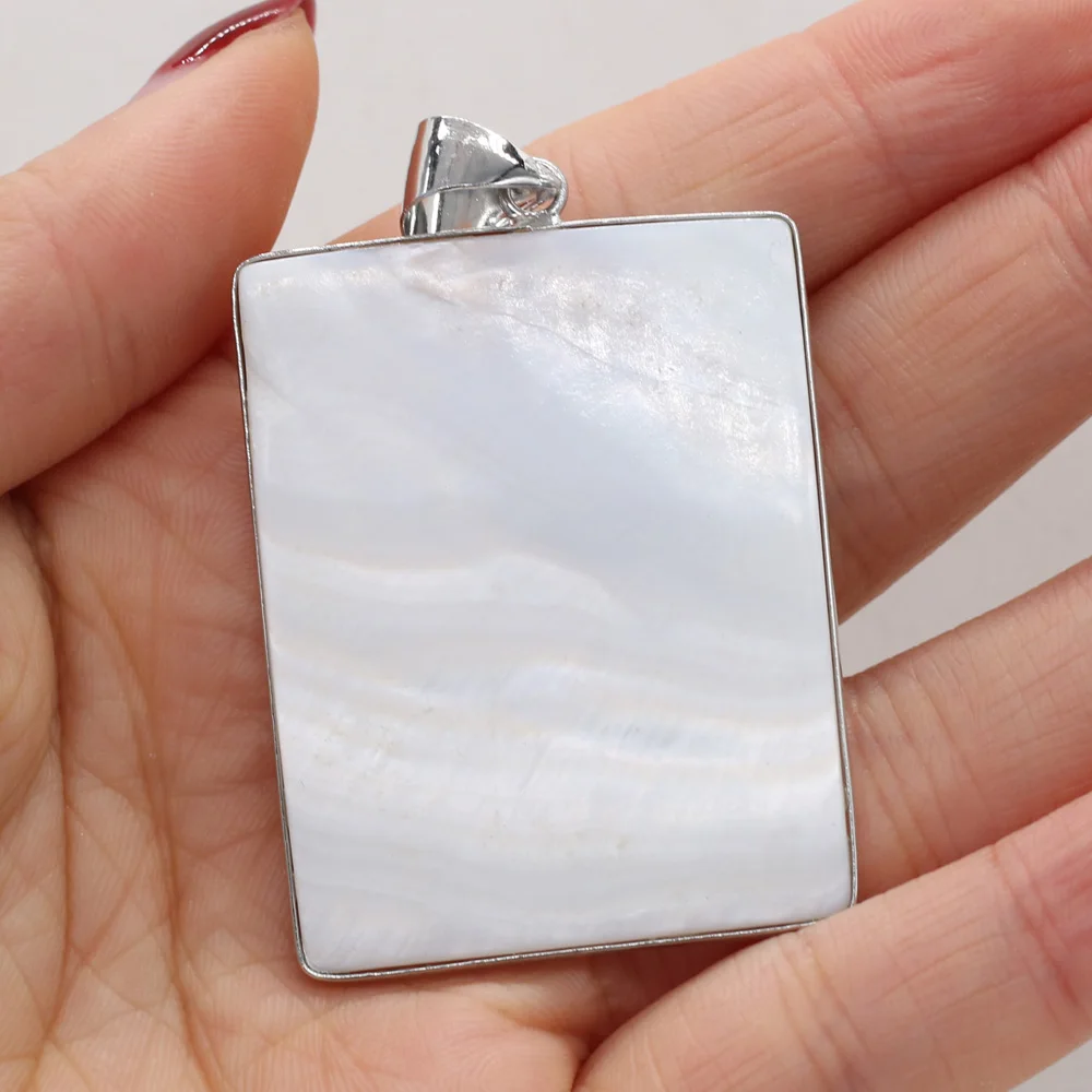 Natural Mother of Pearl Shell Pendant Rectangle Charms Pendants For DIY Jewelry Making Earring Necklace for Women Gift
Natural Mother of Pearl Shell Pendant Rectangle Charms Pendants For DIY Jewelry Making Earring Necklace for Women Gift