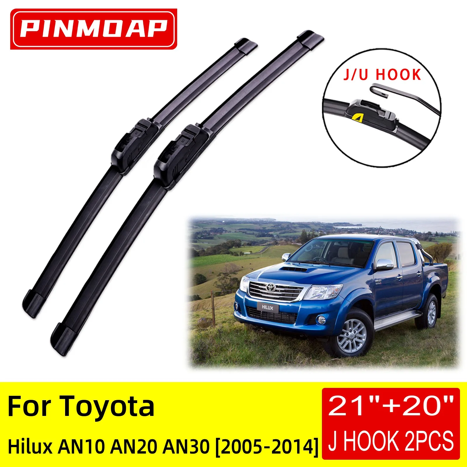 Щетки стеклоочистителя для Toyota Hilux AN10 AN20 AN30 2005 2006 2007 2008 2009 2010 2011 
Щетки стеклоочистителя для Toyota Hilux AN10 AN20 AN30 2005 2006 2007 2008 2009 2010 2011