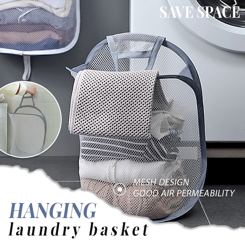 Wall Hanging Laundry Hamper Dirty Clothes Storage Basket Underwear Socks Barrel Portable Dust Washing Bathroom Organizer
Wall Hanging Laundry Hamper Dirty Clothes Storage Basket Underwear Socks Barrel Portable Dust Washing Bathroom Organizer