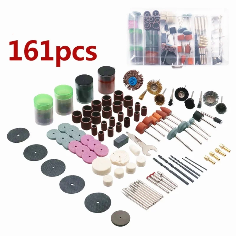NEW USB Mini Grinder Electric Engraving Drill Metal Wood Polishing Machine Variable Speed Rotary Power Tools With 105/161PCS Set |