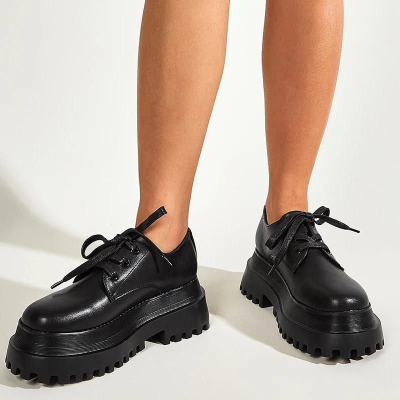 2021 Spring Autumn New Women Leather Shoes Fashion Flats With Female British Style Platform Shoes Ladies Lace Up Flats Shoes
2021 Spring Autumn New Women Leather Shoes Fashion Flats With Female British Style Platform Shoes Ladies Lace Up Flats Shoes