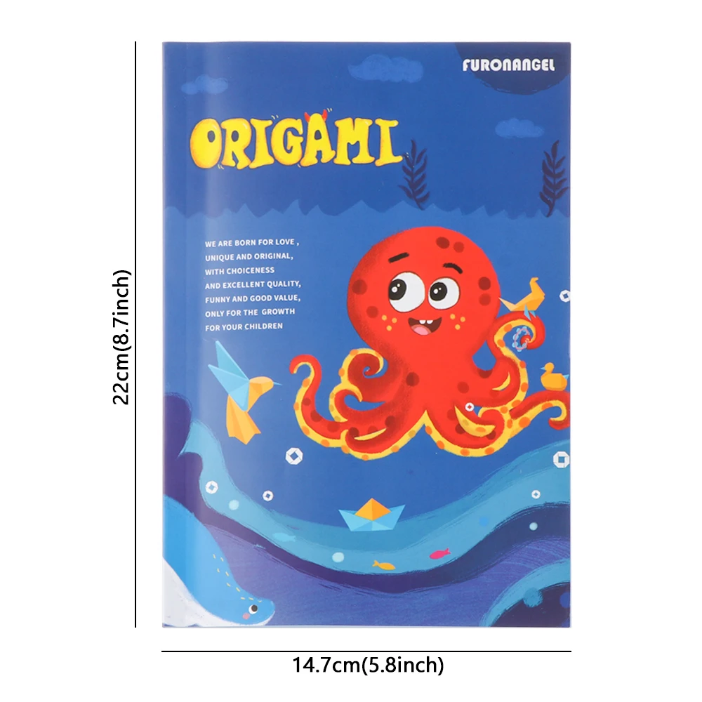 1SET Vivid Origami Papers for Kids DIY Crafts Objects Creation Instruction Origami Book Gift Box For Kids Adults Beginners
1SET Vivid Origami Papers for Kids DIY Crafts Objects Creation Instruction Origami Book Gift Box For Kids Adults Beginners
