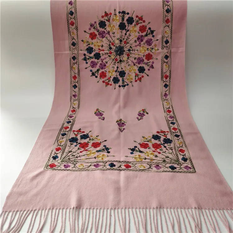 Tassel Decoration Embroidery Scarf Female Pure Cashmere Shawls Wraps Bandana Luxury Lady Pashmina Long Soft Scarves Bufanda
Tassel Decoration Embroidery Scarf Female Pure Cashmere Shawls Wraps Bandana Luxury Lady Pashmina Long Soft Scarves Bufanda