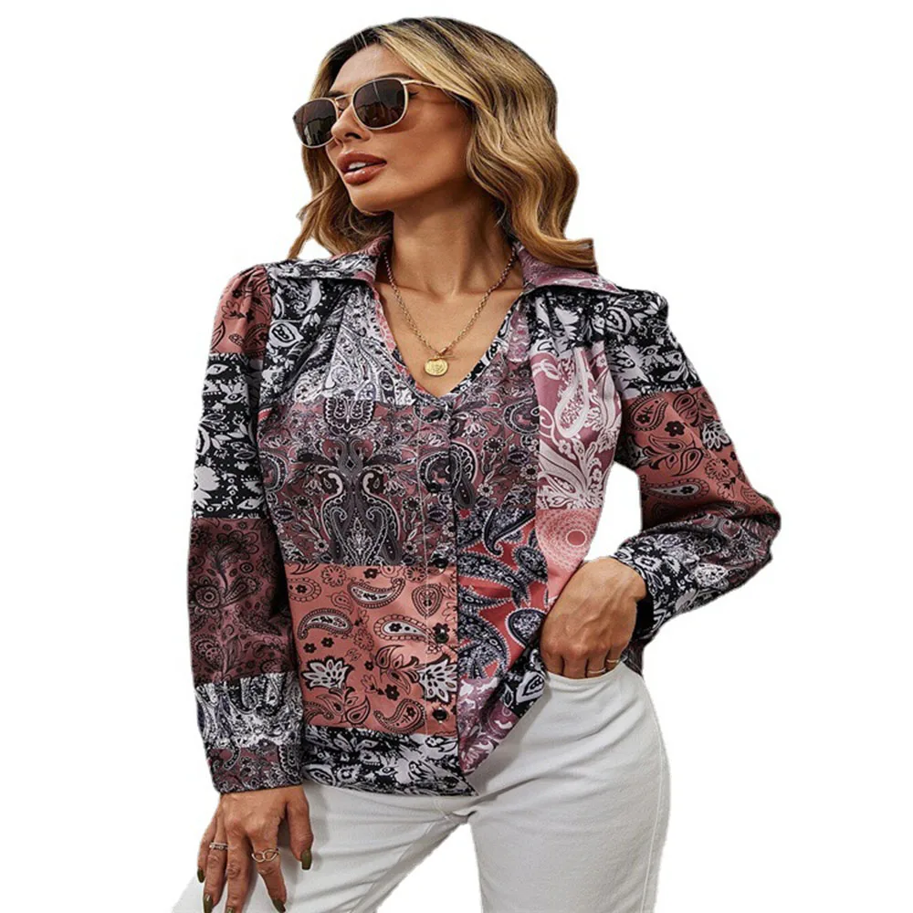Women Long Sleeve Shirt Deep V Lapel Top Loose Comfortable Shirt 2022 Street Hipster New Multicolour Pullover Women Shirt
Women Long Sleeve Shirt Deep V Lapel Top Loose Comfortable Shirt 2022 Street Hipster New Multicolour Pullover Women Shirt
