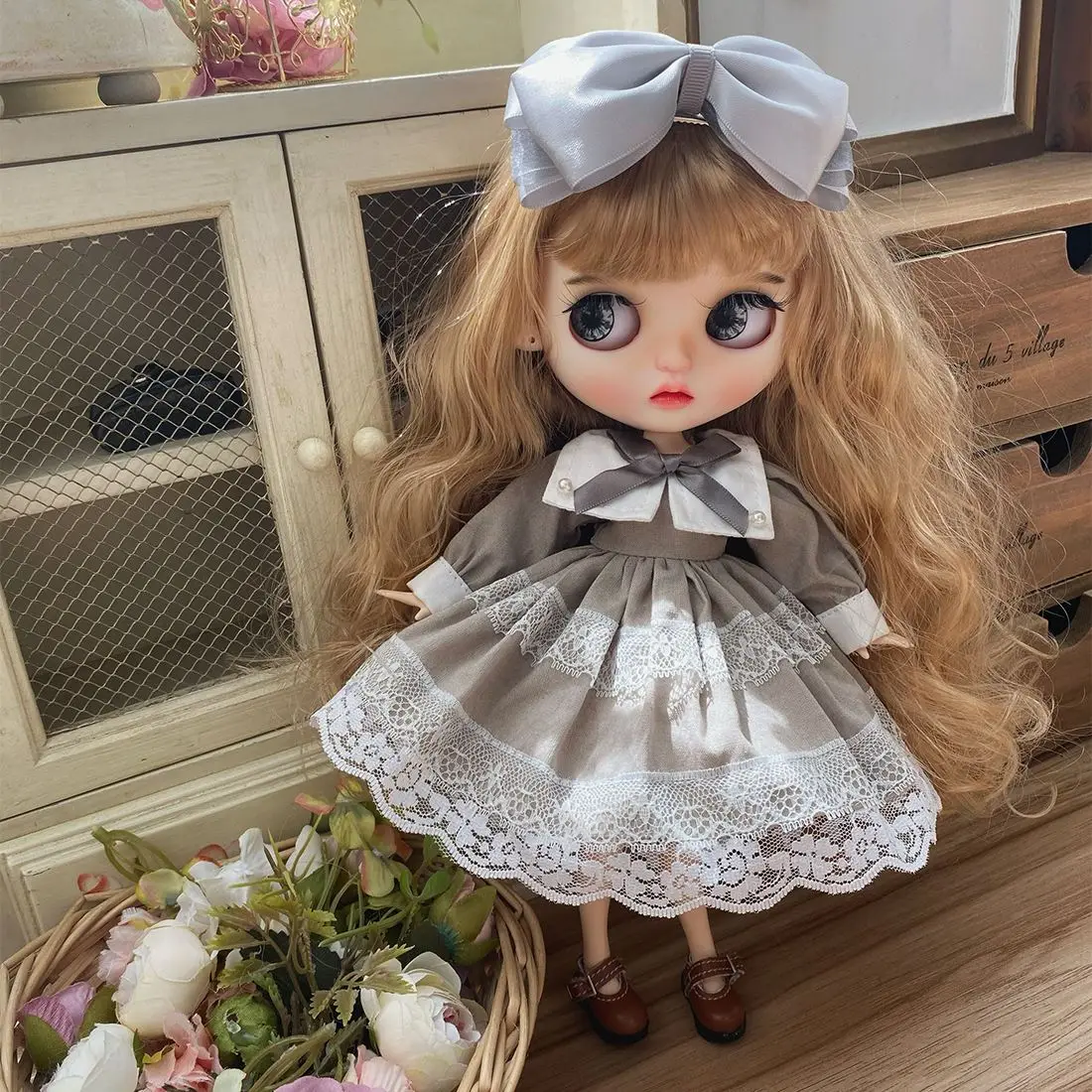 Retro Pure Color Dress Clothes Set For Blyth Dolls Diy Dolls Accessories Beautiful Toys Girls Birthday Gift - No Doll
Retro Pure Color Dress Clothes Set For Blyth Dolls Diy Dolls Accessories Beautiful Toys Girls Birthday Gift - No Doll