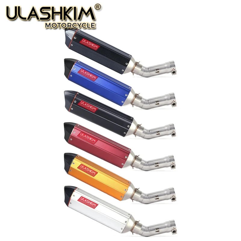 Motorcycle Full System Muffler Escape Exhaust Middle Link Pipe Accessories Slip On For Yamaha Fazer FZ8 FZ8N FZ800 2010 to 2015
Motorcycle Full System Muffler Escape Exhaust Middle Link Pipe Accessories Slip On For Yamaha Fazer FZ8 FZ8N FZ800 2010 to 2015