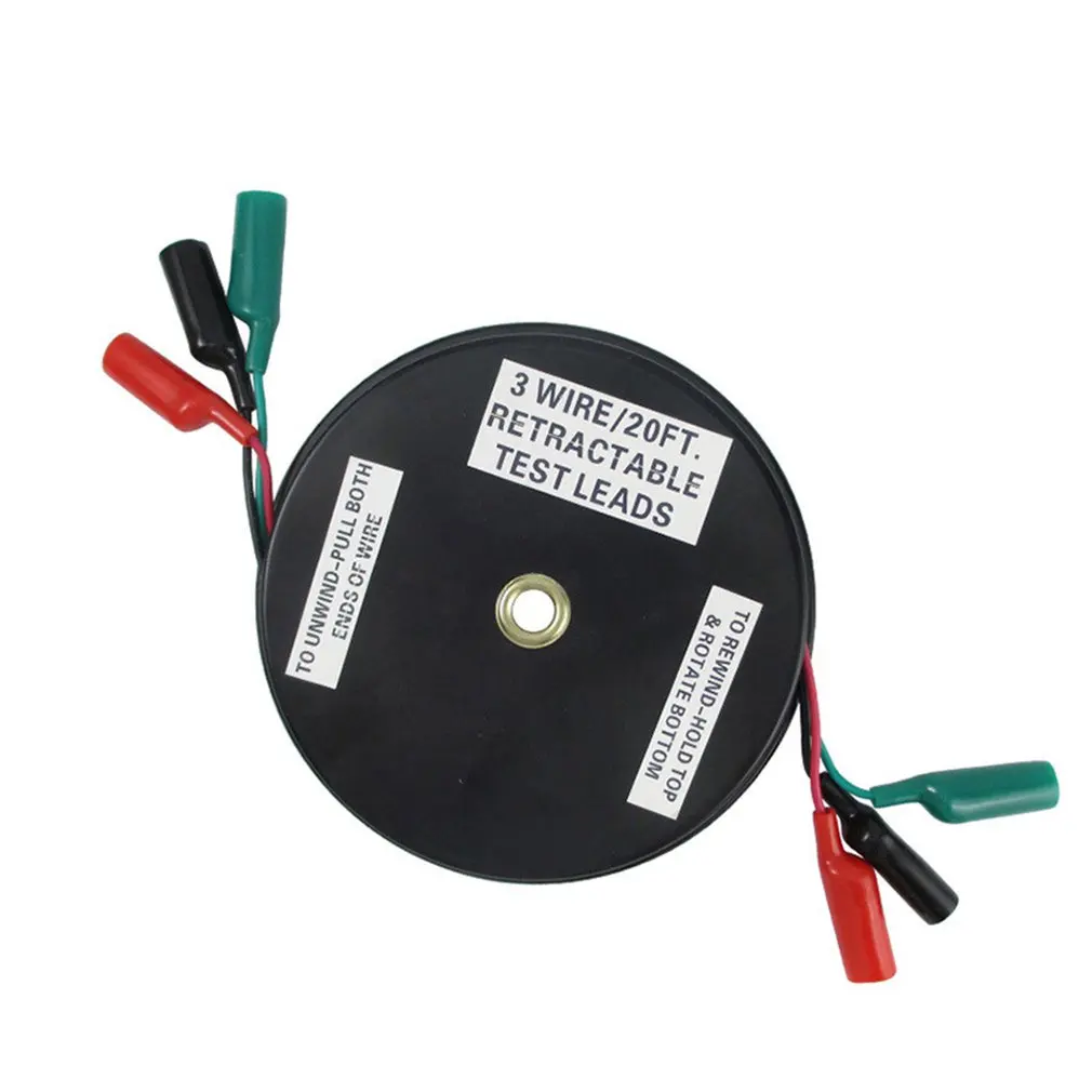 Three Chucks Portable Retractable Extension Test Lead Adjustable Tool Durable Wire Reel Auto Repair Auto Multimeter Connection
Three Chucks Portable Retractable Extension Test Lead Adjustable Tool Durable Wire Reel Auto Repair Auto Multimeter Connection