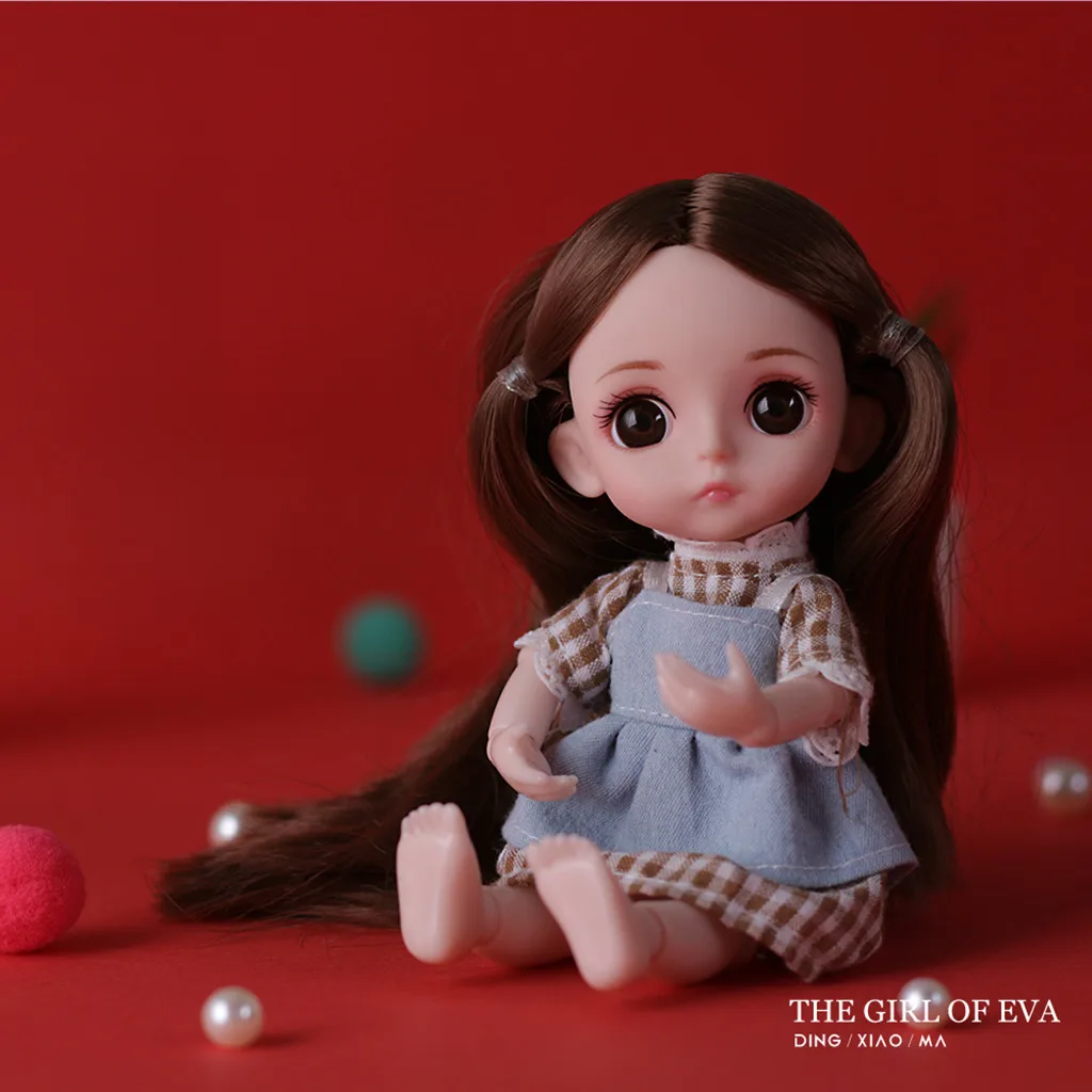 Модная Кукла умная девочка принцесса игрушка мульти шарнир мини моделирование 3D