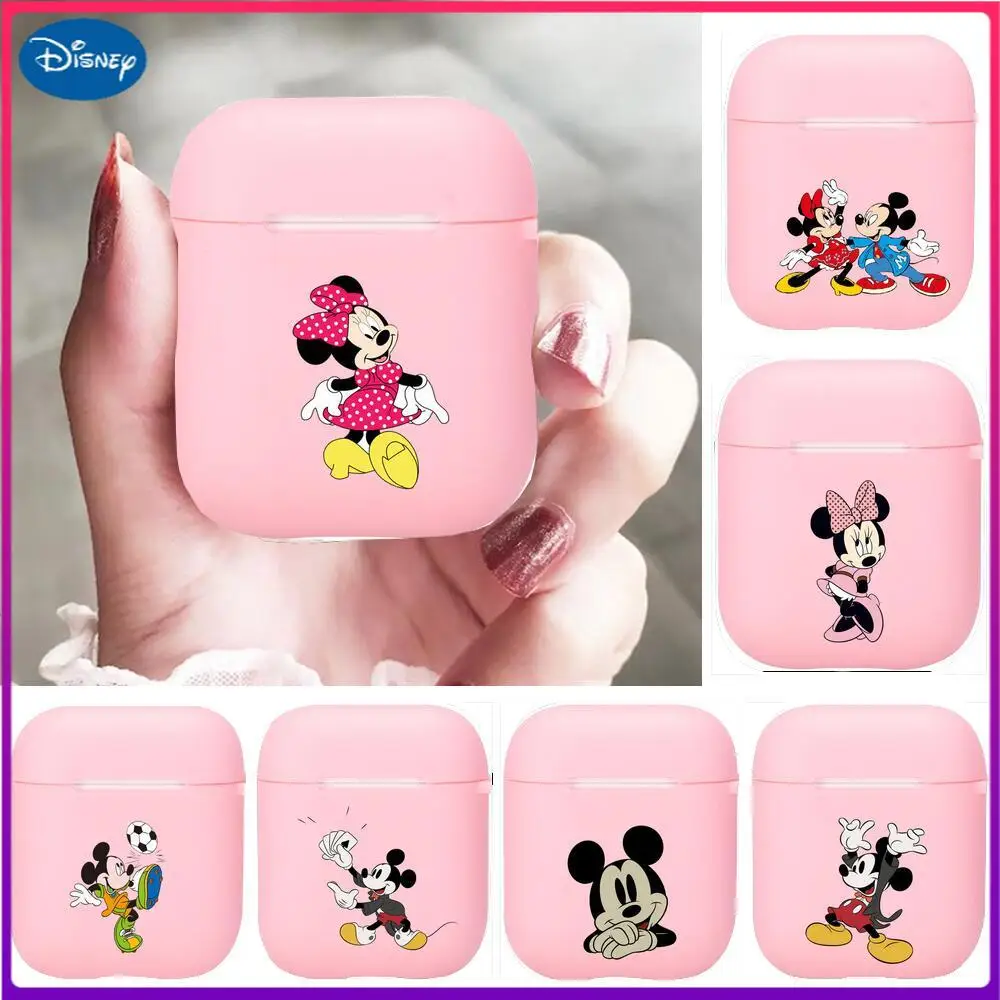 Minnie Mickey Mouse Silicone Bluetooth Wireless Earphone Case for AirPods Protective Cover Skin Accessories Pods Charging Box Ba
Minnie Mickey Mouse Silicone Bluetooth Wireless Earphone Case for AirPods Protective Cover Skin Accessories Pods Charging Box Ba