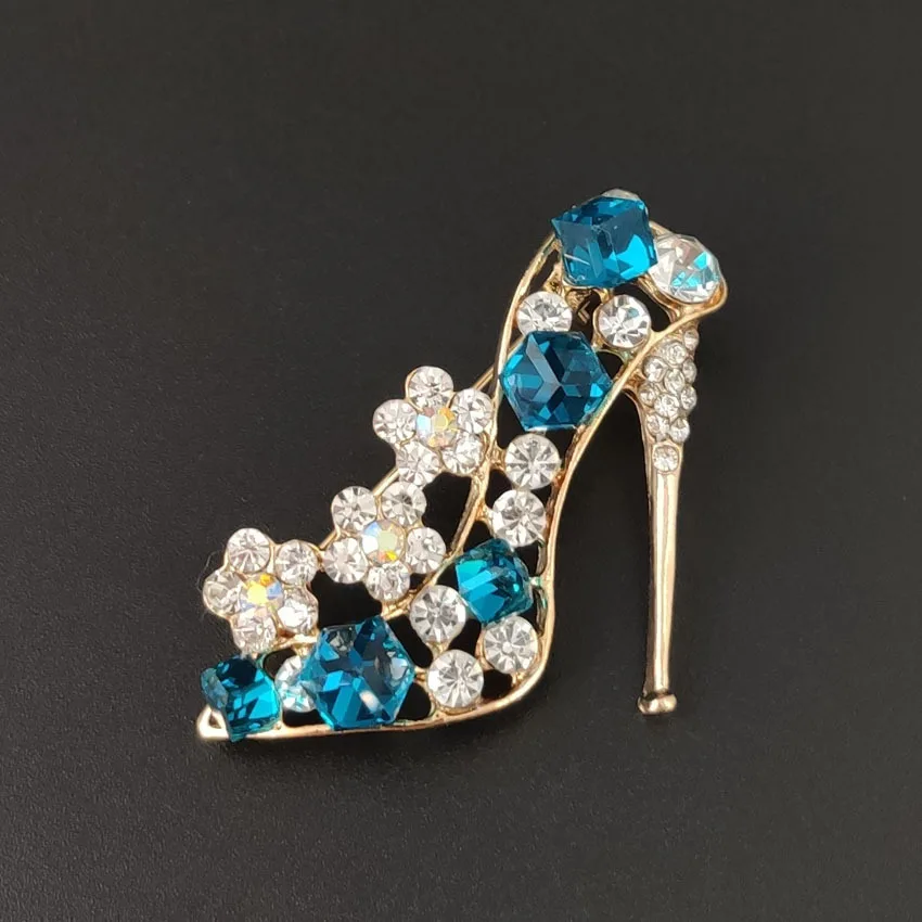 Brand New Arrival Crystal High Heel Fashion Shoes Brooch Pins for Women Girls Gift
Brand New Arrival Crystal High Heel Fashion Shoes Brooch Pins for Women Girls Gift