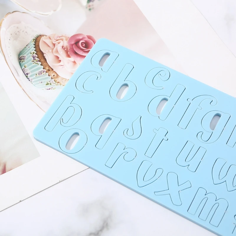 Cake Tool Acrylic Lowercase Alphabet Embossed Cutter Mold Cookie Cutter Stamp with Brush Fondant Cake Decorating Tools
Cake Tool Acrylic Lowercase Alphabet Embossed Cutter Mold Cookie Cutter Stamp with Brush Fondant Cake Decorating Tools